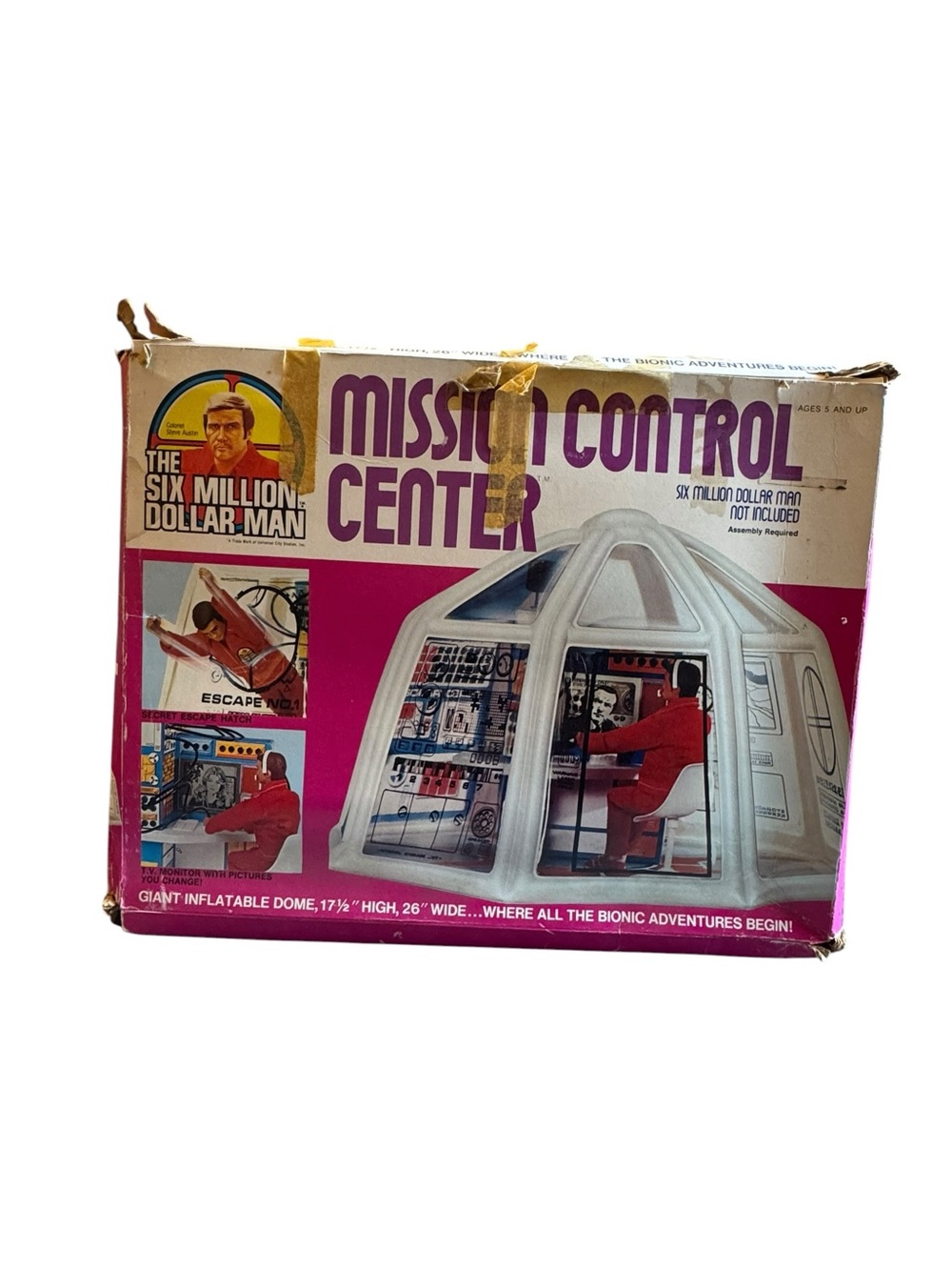 The Six Million Dollar Man Mission Control Center Playset Vintage - Picture 4 of 11